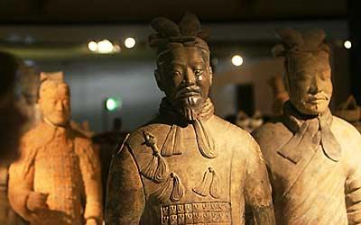 中国秦兵马俑在大英博物馆开展 中国秦兵马俑在大英博物馆开展